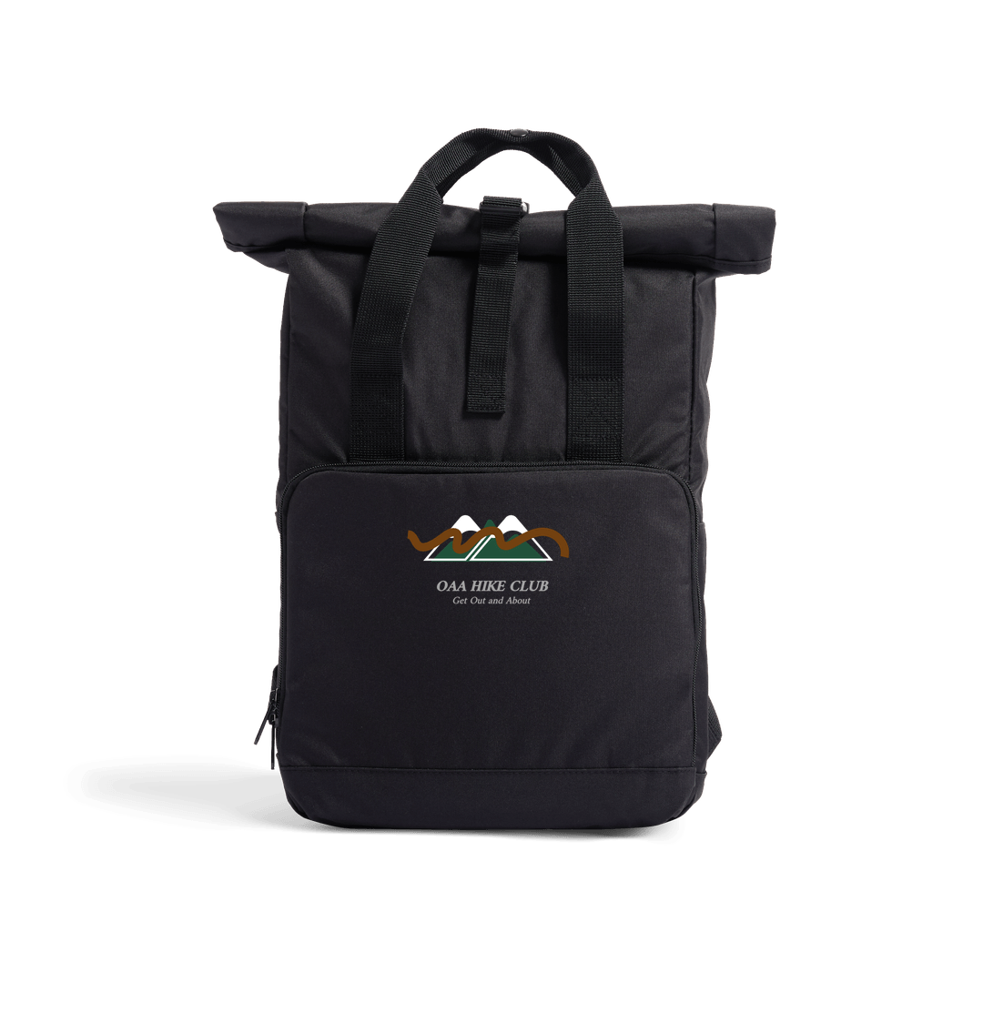 Black OAA ROLL TOP BAG