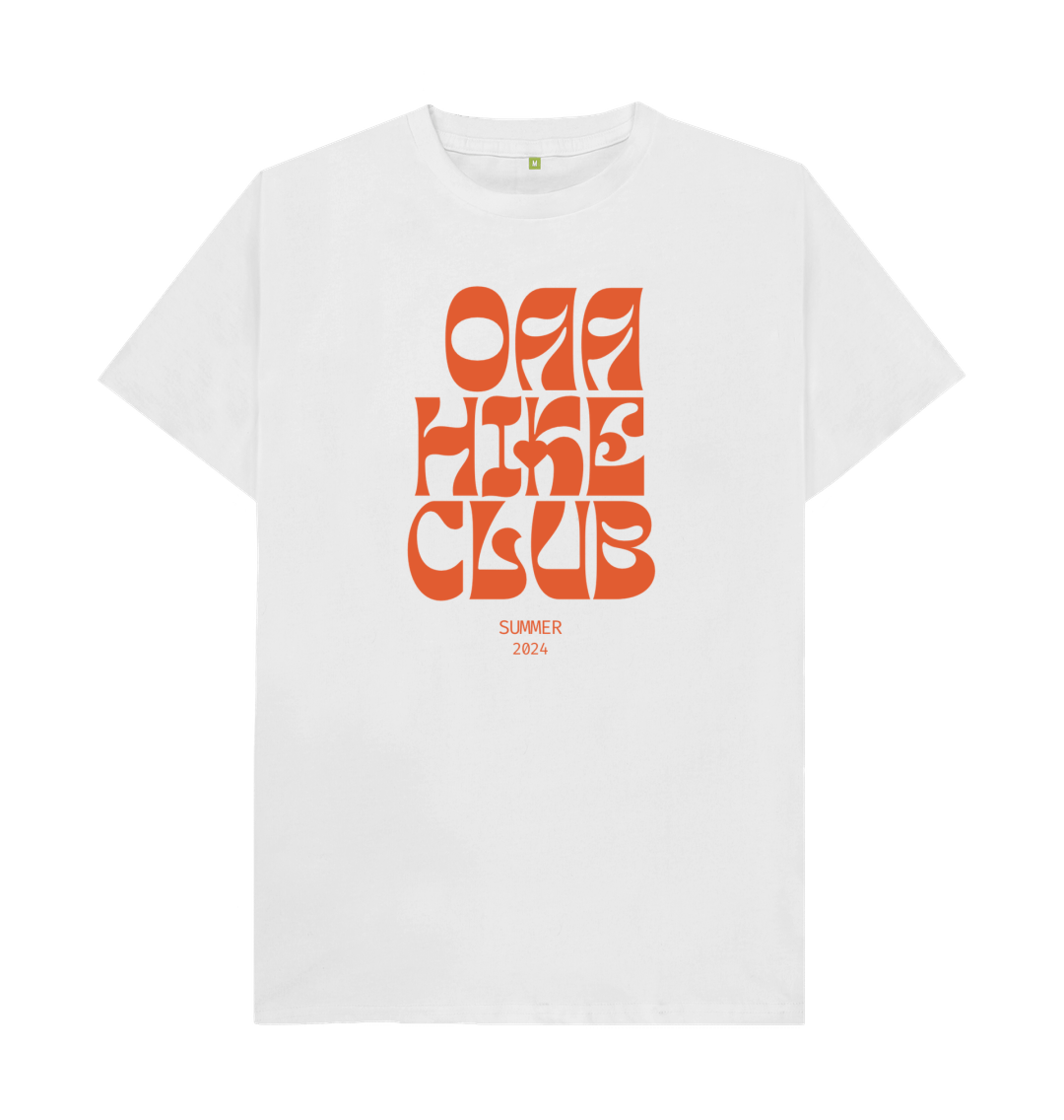 White OAA SUMMER HIKE  CLUB T-SHIRT