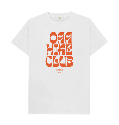 White OAA SUMMER HIKE  CLUB T-SHIRT