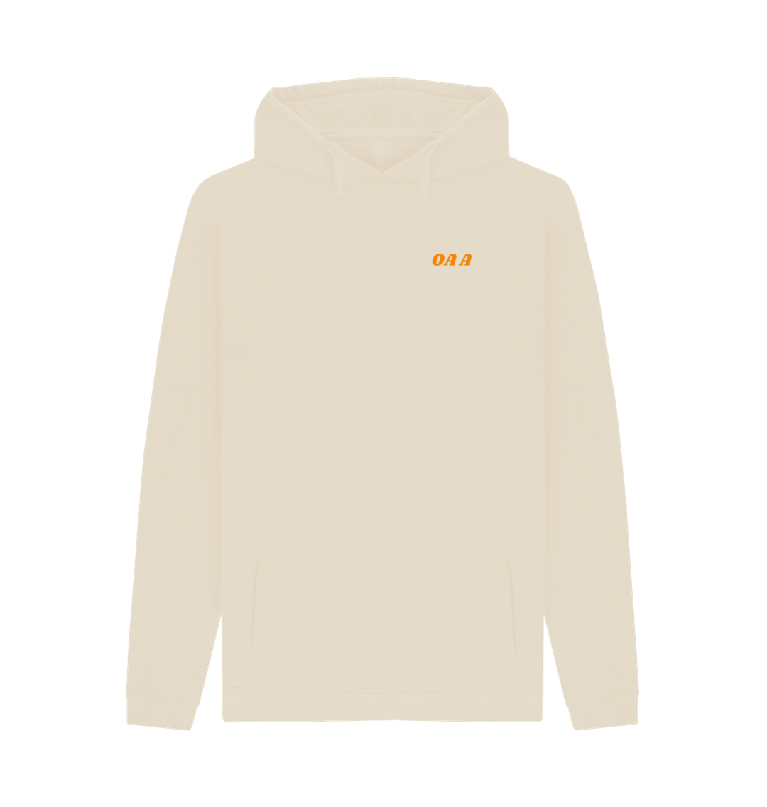 Oat Printed Hoody Front
