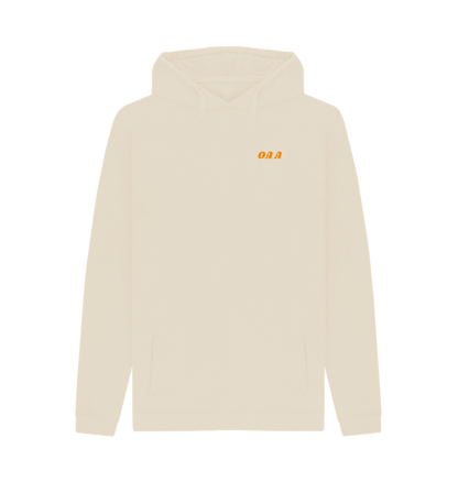 Oat Printed Hoody Front